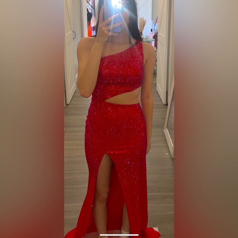 Red Sherri Hill Dress